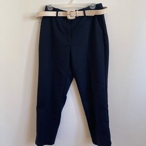 NWT Zara Navy Ankle Trouser
